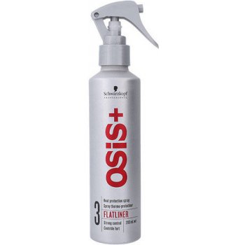 Schwarzkopf Osis Style Sleek Flatliner – silně fixační sérum pro žehlení vlasů 200 ml