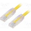 síťový kabel Panduit UTP6AX2MYL Patch, TX6A™ 10Gig,U/UTP; 6a; drát; Cu; PVC; 2m, žlutý