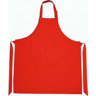 Printwear Bavlněná pracovní zástěra s nastavitelným výstřihem Červená NT5220 – Hledejceny.cz