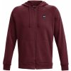 Pánská mikina Under Armour Rival Fleece FZ Hoodie-RED