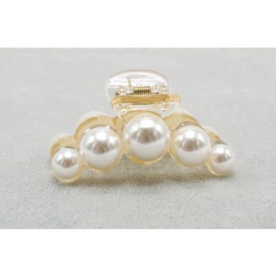 Průsvitný skřipec s perlami – Zboží Dáma