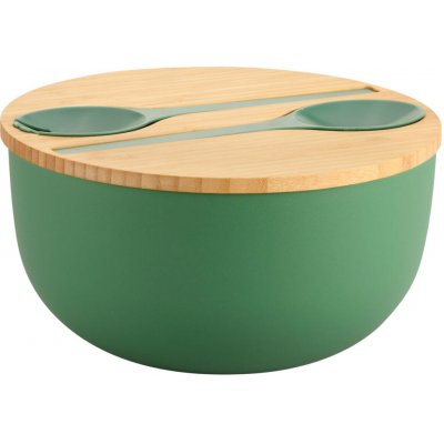 Kesper Miska na salát s příbory, 24 x 13 cm, zelená zelená – Zboží Dáma