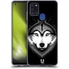 Pouzdro a kryt na mobilní telefon Samsung Pouzdro Head Case Samsung Galaxy A21s ILUSTROVANÝ VLK