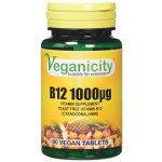 Veganicity Vitamín B12 Cyanocobalamin 1000 µg 90 vegan tablet – Hledejceny.cz