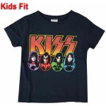 Tričko metal ROCK OFF Kiss Logo Faces & Icons černá – Hledejceny.cz