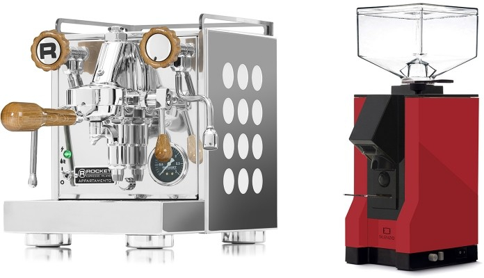 Set Rocket Espresso Appartamento + Eureka Mignon Silenzio