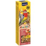 Vitakraft KRÄCKER tyčinky STŘEDNÍ PAPOUŠEK mandle & fík 180g – Zboží Dáma