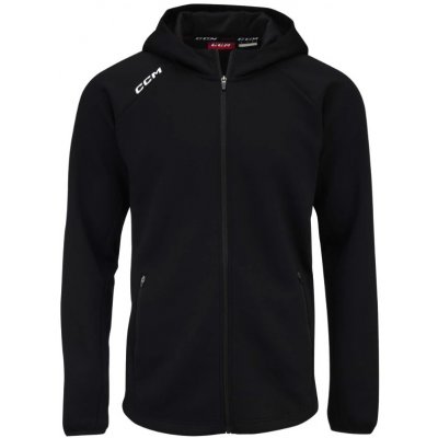 CCM LOCKER ROOM FLEECE FULL ZIP HOODIE black