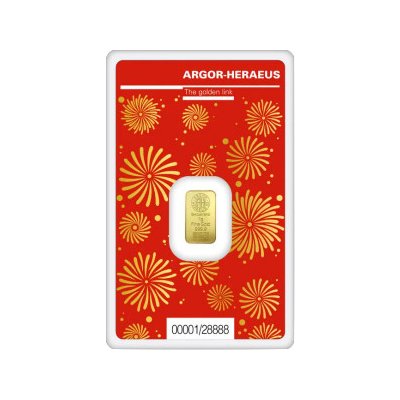 Argor-Heraeus Zlatý slitek Rok Draka 2024 1 g – Zboží Mobilmania