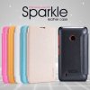 Pouzdro a kryt na mobilní telefon Nokia Nillkin Sparkle Folio Nokia Lumia 530 modré