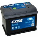 Exide Excell 12V 60Ah 540A EB602