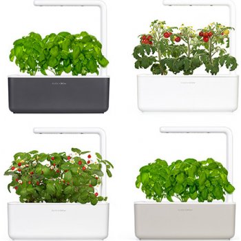 Click And Grow Smart Garden 3, šedý květináč PCW-003