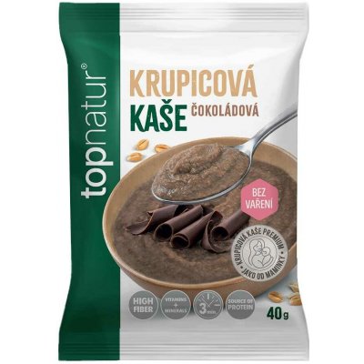 Topnatur Krupicová kaše Čokoláda 40 g – Zbozi.Blesk.cz