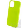 Pouzdro a kryt na mobilní telefon Apple Pouzdro 1Mcz Jelly TPU Apple iPhone 12 Pro Max limetkově zelené