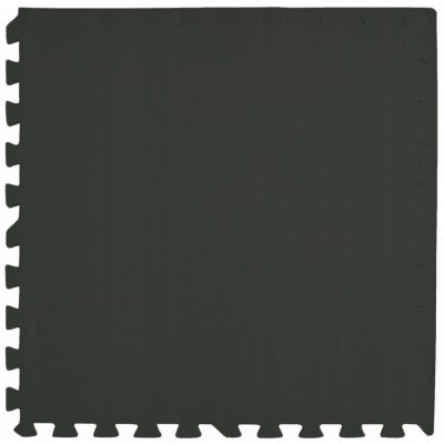 Divio Pěnový koberec MAXI COLOR 1 ks 62x62x1 cm černý