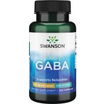 Swanson GABA Kyselina Gama Aminomáselná 500 mg 100 kapslí – Hledejceny.cz