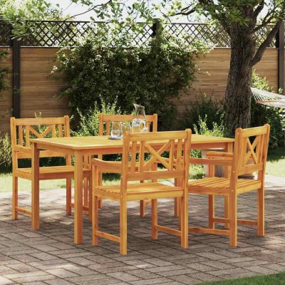 Omaxi 827975 Zahradní křeslo 4 ks Hnědá 56 x 56 x 90 cm – Hledejceny.cz