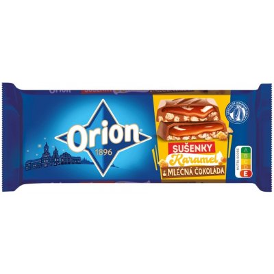 ORION Mléčná čokoláda karamel sušenka 87g – Zboží Mobilmania