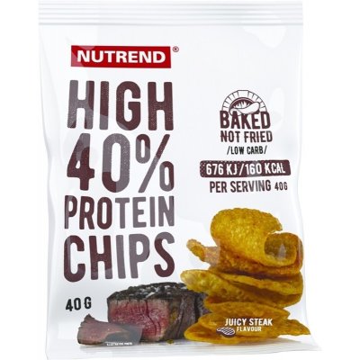 Nutrend High Protein Chips paprikové 40g – Sleviste.cz