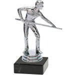 Kulečníková soška sportovní pohár 10,2 cm stříbrná výška 10,2 cm – Sleviste.cz