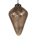 Clayre & Eef Bronzová skleněná vánoční ozdoba šiška M - Ø 7*10 cm – Hledejceny.cz