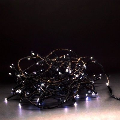ENTAC LED vánoční řetěz 9m venkovní teplé světlo 120 LED 3,6W do zásuvky dálkové ovládání – Hledejceny.cz
