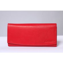 Loranzo dámská kožená peněženka červená 448