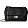 Kabelka Karl Lagerfeld Paris Agyness Large Shoulder Bag Black Gold