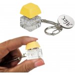 Přívěsek na klíče Tlačítko Klávesnice Stress Relief Fidget na klíče žlutý AE 1111128 – Sleviste.cz