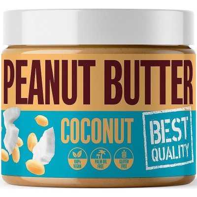 Descanti Peanut Butter Coconut ořechová pomazánka 300 g – Zboží Mobilmania