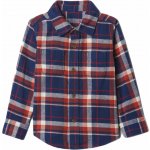 GAP Baby flanelová košile tmavě modrá – Zboží Dáma