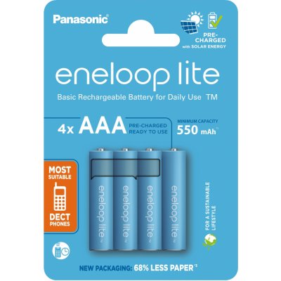 Panasonic Eneloop Lite AAA 4ks 4LCCE/4BE – Sleviste.cz