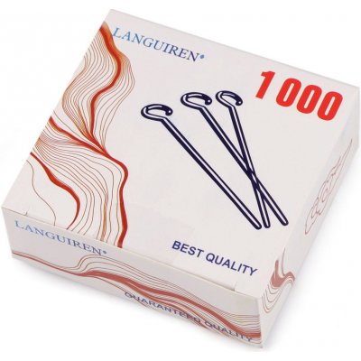 Krejčovské špendlíky s očkem volně sypané z nerezové oceli délka 30 mm nikl 1krab. – Zbozi.Blesk.cz