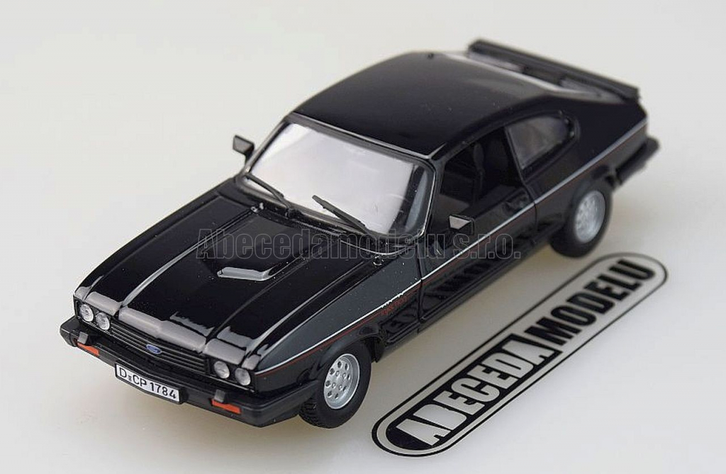 Bburago Plus Ford Capri 1982 světle černá 1:24