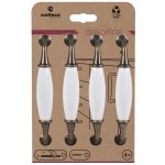 Walteco Set nábytkových úchytek 128mm, antik mosaz a bílý porcelán, 4 ks , 7741 – Hledejceny.cz