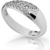 Prsteny Steel Edge stříbrný prsten se zirkony 2309