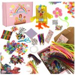 KIK KX4687 Výtvarná sada pro dětské ruční práce 1200 ks – Zboží Dáma