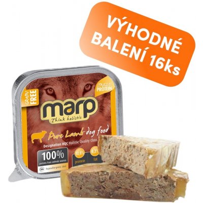 Marp Holistic Adult Dog Pure Lamb 16 x 100 g – Zbozi.Blesk.cz