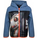 Sun City Star Wars fleece mikina na zip s kapucou modrá – Zboží Dáma