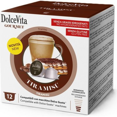 Dolce Vita Italfoods Cappuccino Tiramisu do Dolce Gusto kapsle 12 ks – Hledejceny.cz