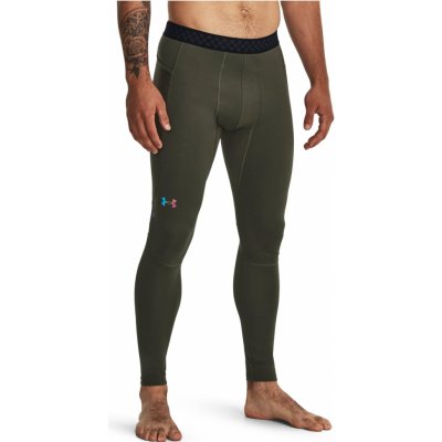 Under Armour ColdGear Rush Leggings zelené