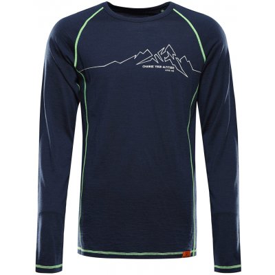Alpine Pro Meren pánské merino triko modrá – Hledejceny.cz