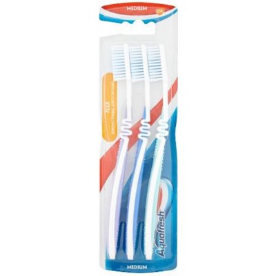 Aquafresh Flex zubní kartáčky medium light 3 ks