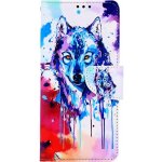 TopQ Realme 8i knížkové Kresba vlka – Hledejceny.cz