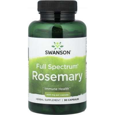 Swanson Rosemary 400 mg 90 kapslí – Hledejceny.cz