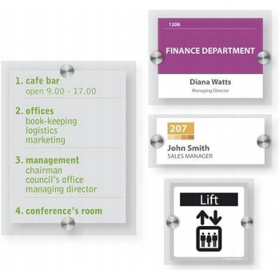 EuroPlex dveřní cedulky A6 - 148x105 mm – Zboží Živě