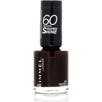 Rimmel London 60 Seconds Chameleon Colour by Rita Ora lak na nehty 901 Darkest Desires 8 ml