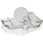 Banquet Zapékací forma obdélníková 42x21cm Culinaria White – Zboží Dáma