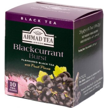 Ahmad Tea Černý čaj Blackcurrant Burst sáčků 10 x 2 g
