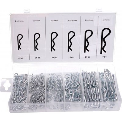 PRUŽINOVÉ ZÁVLAČKY ZÁVLAČKA SADA V KRABIČCE 150 KS KRAFT&DELE – Sleviste.cz